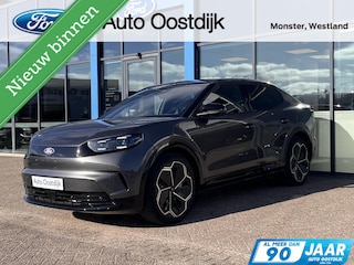 Ford Capri Premium Extended Range RWD 77 kWh 286PK Panodak Leder Adaptieve Cruise 360 Camera Blind-Spot Elek. Achterklep 21'' Inch Velgen *Nieuwstaat*