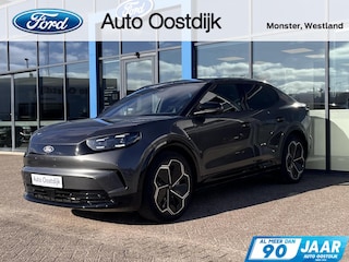 Ford Capri Premium Extended Range RWD 77 kWh 286PK Panodak Leder Adaptieve Cruise 360 Camera Blind-Spot Elek. Achterklep 21'' Inch Velgen *Nieuwstaat*