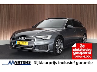 Audi A6 Avant 50 TFSI e 299pk Quattro S Edition Trekhaak Camera B&O Panoramadak Matrix Led Virtual Cockpit Navigatie S-Line