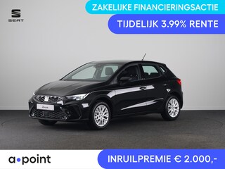 Seat Ibiza Style Plus 1.0 EcoTSI 95 PK | Midnight Black Metallic | Apple Carplay | Park Assist | Cruise Control