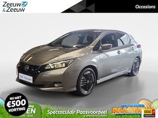 Nissan Leaf N-Connecta 40 kWh Apple Carplay/Android Auto | Navi | Metallic lak | Rondomzicht camera | Warmtepomp | Bovag garantie | NAP