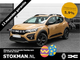 Dacia Sandero Stepway 1.0 TCe 100 ECO-G Extreme | Camera achter | NAVI | sensoren voor | LM Velgen | ECC | Apple car play |