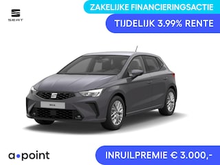Seat Ibiza Style 1.0 EcoTSI 95 PK | Premium Lak 'Graphene Grey' | Apple Carplay | Park Assist | Cruise Control