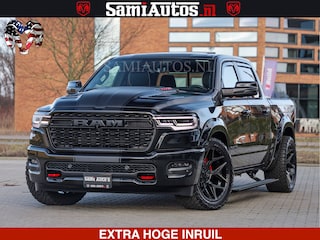 Dodge Ram 1500 Limited Night High Output 540HP 706Nm | Massage + Full Option | De Meest Luxe en Volle Pick-Up in zijn Klasse | Comfortabele Dubbele Cabine met Royale 5 Zitplaatsen | BPM vrij | Nu Leverbaar uit Voorraad | Voorraad Nr 2357 - 5182
