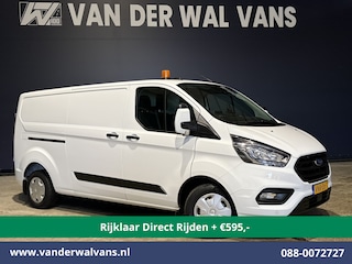Ford Transit Custom 2.0 TDCI 130pk L2H1 Inrichting Euro6 Airco | Camera | LED | Cruisecontrol | Verwarmde voorruit Parkeersensoren, 2800kg trekvermogen, Bijrijdersbank