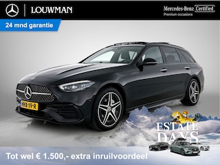 Mercedes-Benz C-klasse Estate 300 e Star Edition | Night Pakket | Panoramadak | Alarm Klasse 3 | Distronic | Apple CarPlay | Sfeerverlichting | Memory voorstoelen. Inclusief 24 maanden MB Certified garantie voor Europa.