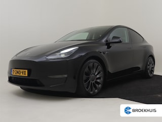 Tesla Model Y Performance AWD 75 kWh 463PK | Tesla's auto pilot | Panoramadak | Tesla app-bediening (telefoon als sleutel) | 360 Camera | voorstoelen /Achterbank Verwarmd | keyless | Navigatiefull map | 21"LMV