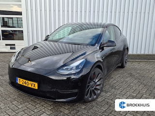 Tesla Model Y Performance AWD 75 kWh 463PK | Tesla's auto pilot | Panoramadak | Tesla app-bediening (telefoon als sleutel) | 360 Camera | voorstoelen /Achterbank Verwarmd | keyless | Navigatiefull map | 21"LMV