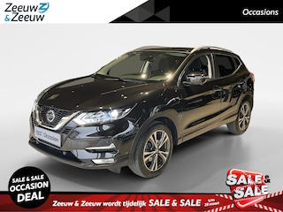 Nissan Qashqai 1.3 DIG-T N-Connecta 140PK *Navi+360Camera*Climate Control*Keyless Entry*Panoramadak*LM.Velgen*Cruise Control*Trekhaak*Zeer nette auto!