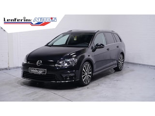 Volkswagen Golf Variant 1.6 TDI Highline R-Design sportstoelen lederen bekleding NAP DAB-ontvangst cruise controle camera navigatie stoelverwarming PDC v+a schakelflippers aan het stuur climate controle 19"-inch lichtmetalen velgen
