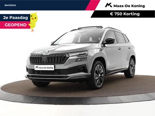 Skoda Karoq 1.5 TSI 150pk DSG ACT Sportline Business · Panoramadak · Trekhaak · Camera · Keyless · Apple/Android Car Play · 18'' Inch ·