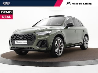 Audi Q5 55 TFSIe 367pk S-tronic Quattro Competition · Panoramadak · 360 Camera · Wegklapbare Trekhaak · Alarm · Dodehoeksensor · Matrix LED · 21'' Inch · Garantie t/m 24-06-2030 of 100.000km