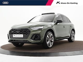 Audi Q5 55 TFSIe 367pk S-tronic Quattro Competition · Panoramadak · 360 Camera · Wegklapbare Trekhaak · Alarm · Dodehoeksensor · Matrix LED · 21'' Inch · Garantie t/m 24-06-2030 of 100.000km