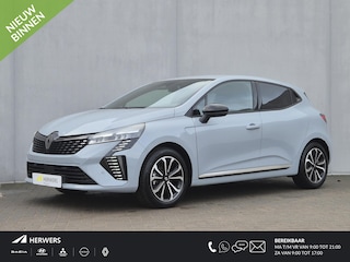 Renault Clio 1.6 E-Tech Full Hybrid 145 techno Automaat / Fabrieksgarantie tot 04-2027 / All season banden / Pack winter / Rondomzicht camera / Stuur- & Stoel verwarming / Apple Carplay Android Auto / cruise control / draadloze telefoonlader /