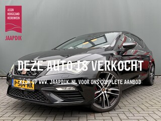 Seat Leon BWJ 2018 2.0 TSI CUPRA 300 PK AUTOMAAT | PANODAK | FULL LED | STOELVERW. | ALCANTARA | ADAPTIVE CRUISE | PREMIUM AUDIO | CAMERA | CARPLAY + ANDROID | NAVI | CLIMA | LMV | PDC