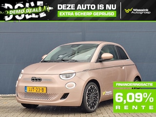 Fiat 500 42kWh 118pk 3+1 Aut La Prima | Winter Pack | Climate Control | Navigatie | Apple CarPlay/ Android Auto |