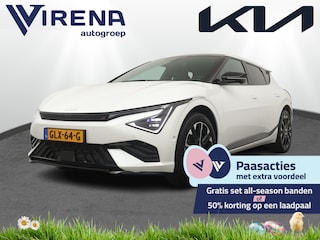 Kia EV6 GT-Line 84 kWh - *DEMO* - Direct leverbaar - Facelift - LED - Stoel-/stuurverwarming - Panorama dak - Fabrieksgarantie tot 09-2031