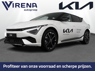 Kia EV6 GT-Line 84 kWh - *DEMO* - Direct leverbaar - Facelift - LED - Stoel-/stuurverwarming - Panorama dak - Fabrieksgarantie tot 09-2031