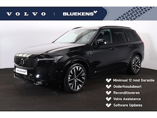 Volvo XC90 T8 Recharge AWD Ultra Dark - Luchtvering - Panorama/schuifdak - IntelliSafe Assist & Surround - 360º Camera - Bowers & Wilkins audio - Adaptieve LED koplampen - Verwarmde voorstoelen, stuur & achterbank - Parkeersensoren voor & achter - Elektr. bedienb. voorstoelen met geheugen - Head up display - Draadloze tel. lader - Extra getint glas - Elektr. inklapbare trekhaak - 21' LMV