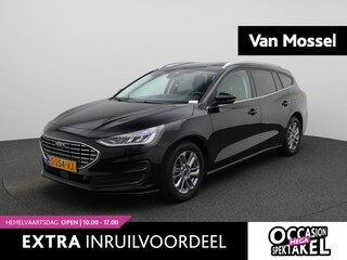 Ford Focus Wagon 1.0 EcoBoost Hybrid Titanium | Navigatie | Climate Control | Apple Carplay/Android Auto | Parkeersensoren |