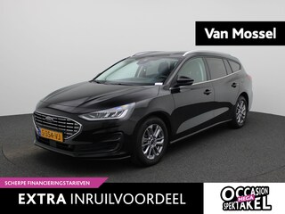Ford Focus Wagon 1.0 EcoBoost Hybrid Titanium | Navigatie | Climate Control | Apple Carplay/Android Auto | Parkeersensoren |