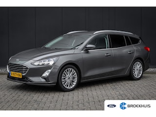 Ford Focus Wagon 1.0 EcoBoost Titanium Business | 100% dealer o.h. | Full Led | Head-up display | Winter-pack | Trekhaak | Keyless | Privacy glass