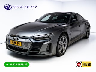 Audi e-tron GT 93 kWh | Luchtvering | Panoramadak | Daytona grijs | Leer | 20" LMV | Stoelverwarming V+A | Ambienteverlichting, Camera systeem Area View, Volledig Audi dealer onderhouden