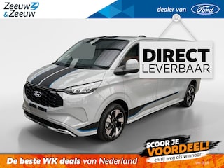 Ford Transit Custom 320 2.5 PHEV L2H1 Sport | Uit Voorraad Leverbaar | Financiering met 0,99& Rente | Prijs Exclusief BTW/ Inclusief BPM & Rijklaarmaak Kosten | Inklapbare Trekhaak | Navigatie | AGM Accu | Centrale Dubbele Deurvergrendeling | Verwarmbare Voorstoelen | Verwarmbaar Stuurwiel