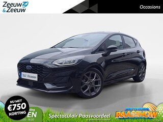Ford Fiesta 1.0 EcoBoost Hybrid ST-Line X 125 PK | Schuifkanteldak | Apple Carplay/Android Auto | Metallic lak | Winter Pack | Dealer onderhouden | Bovag garantie | NAP