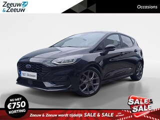 Ford Fiesta 1.0 EcoBoost Hybrid ST-Line X 125 PK | Schuifkanteldak | Apple Carplay/Android Auto | Metallic lak | Winter Pack | Dealer onderhouden | Bovag garantie | NAP