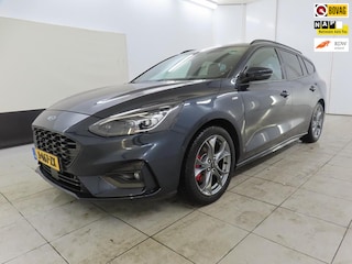 Ford Focus Wagon 1.5 EcoBoost ST Line X Business+Led+Leder+Pano-dak+stuur&stoel-verw+elek-Klep+trekhaak = BOMVOL ~!! NOVEMBER-2020