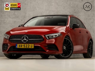 Mercedes-Benz A-klasse 200 AMG Sport 164Pk Automaat (SCHUIFDAK, GROOT NAVI, SFEERVERLICHTING, LEDER/ALCANTARA, SPORTSTOELEN, STOELVERWARMING, WIDESCREEN, CAMERA, NIEUWSTAAT)