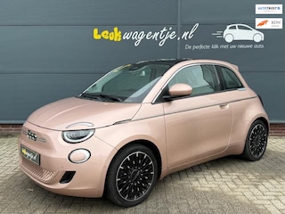 Fiat 500 La Prima 42 kWh *carplay *camera *leer *pano
