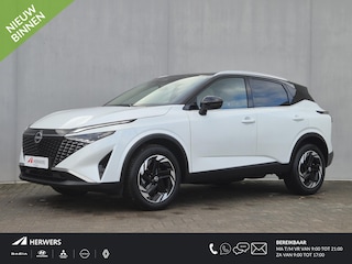 Nissan Qashqai 1.3 MHEV Xtronic N-Connecta Automaat / 1.800 kg trekgewicht / All season banden / Panorama dak / Elektrische klep / Head Up Display / Camera 360° /  Cold pack & Pack Easy  / Stuur-, stoel- en voorruitverwarming / Navigatie / Apple Carplay Android /