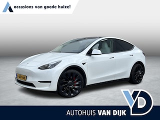 Tesla Model Y Performance AWD 75 kWh | NL Auto/1e Eig./Leder/Pano.Dak/Navi/21"/Camera/Stoel&Stuurverwarming
