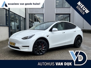 Tesla Model Y Performance AWD 75 kWh | NL Auto/1e Eig./Leder/Pano.Dak/Navi/21"/Camera/Stoel&Stuurverwarming