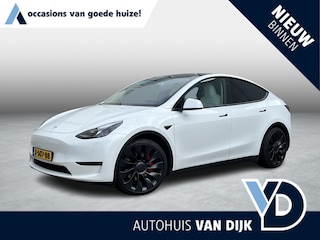 Tesla Model Y Performance AWD 75 kWh | NL Auto/1e Eig./Leder/Pano.Dak/Navi/21"/Camera/Stoel&Stuurverwarming