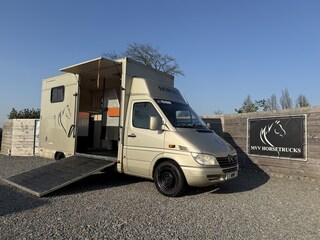 Mercedes-Benz Sprinter PAARDENWAGEN | HORSETRUCK | MVV | CLASSIC 3XXL | 2002 | MANUEEL | 3-SEAT | MARGE | NL KENTEKEN