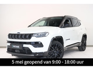 Jeep Compass 4xe 240 Plug-in Hybrid Electric S | Camera | Leder | Adaptieve Cruise control | Achterklep elektrisch | Navigatie | Climate control |