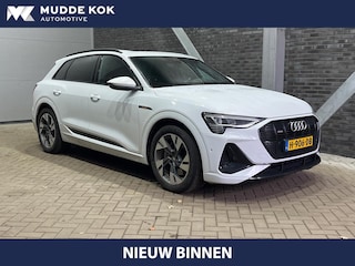 Audi e-Tron 50 quattro Launch edition Black 71 kWh | Panoramadak | ACC | Luchtvering | Dodehoekdetectie | Stoelverwarming | 20 Inch