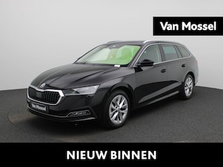 Skoda Octavia Combi 1.0 e-TSI Business Edition Plus | Automaat | Panoramadak | Navigatie | Stoelverwarming | Virtual Cockpit | Leder | Sfeerverlichting | Elektrische Achterklep | Climate Control | Android Auto / Apple Carplay | Lichtmetalen Velgen |