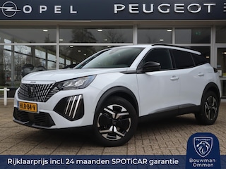 Peugeot 2008 SUV Allure Mild Hybride 145PK e-DCS6 Automaat, Rijklaarprijs, Navigatie 360 Camera Adaptieve Cruise Control DAB+ LED