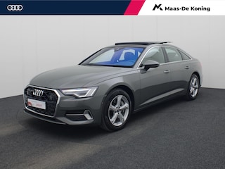 Audi A6 Limousine 50 TFSIe 220kW/299PK quattro S Line · 360°Camera + Parkeersensoren · Panoramadak · Trekhaak · Garantie t/m 14-04-2029 of 100000km.