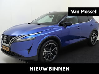 Nissan Qashqai 1.3 MHEV Tekna | airco automatisch | Apple Carplay/Android Auto | cruise control adaptief | lederen/stof bekleding | lichtmetalen velgen 19" | matrix LED koplampen | navigatiesysteem full map|
