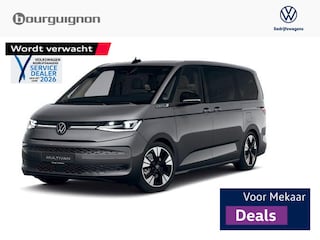Volkswagen Multivan Bedrijfswagens Bulli L2 1.5 eHybrid EU6 180 kW/245pk DSG 4Motion | Incl BTW/BPM | 7 zitplaatsen vis-a-vis | Trekhaak | Stoelverwarming | Verlaagd onderstel dynamisch | 19" Halmstad lichtmetaal  l Wordt verwacht 2 maart |