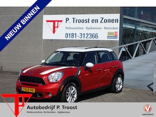 Mini Countryman 1.6 Cooper S ALL4 Chili AUTOMAAT/ CLIMA-AIRCO/ELEKTRISCH GLAZEN PANO DAK/18 INCH L.M. VELGEN/BLEUTOOTH/LEDER/PARKEER SENSOREN/CRUISE CONTROL/FULL OPTIONS.