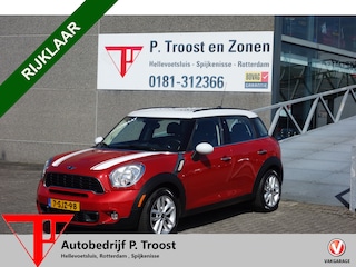Mini Countryman 1.6 Cooper S ALL4 Chili AUTOMAAT/ CLIMA-AIRCO/ELEKTRISCH GLAZEN PANO DAK/18 INCH L.M. VELGEN/BLEUTOOTH/LEDER/PARKEER SENSOREN/CRUISE CONTROL/FULL OPTIONS.