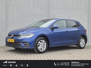 Volkswagen Polo 1.0 TSI Style Automaat / All season banden / Stoelen-pakket / Virtual cockpit / Stoelverwarming / Adaptief cruise control / Apple Carplay Android Auto / Trekgewicht 1100 kg / Climate control / Parkeersensoren voor en achter /