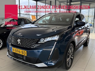 Peugeot 3008 BWJ 2021 1.2 PureTech 131 PK Blue Lease Allure TREKHAAK | FULL LED | 360 CAMERA | HALF LEDER | KEYLESS | ELEKTR. ACHTERKLEP | CARPLAY + ANDROID | NAVI |  CLIMA | CRUISE | LMV | PDC