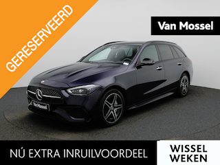 Mercedes-Benz C-klasse Estate 300 e AMG Line | Automaat | Apple Carplay / Android Auto | Panoramadak | Sfeerverlichting | Achteruitrijcamera | Stoelverwarming |